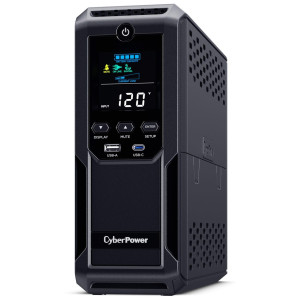 CyberPower BRG1500AVRLCD2 Mini-Tower UPS, UL Rated, Energy Star certified, 12× NEMA 5-15R CyberPower BRG1500AVRLCD2 Mini-Tower UPS, UL Rated, Energy Star certified, 12× NEMA 5-15R